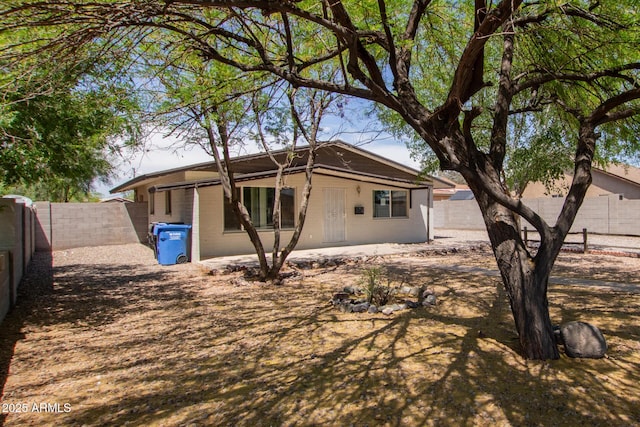 2936 E Beck Ln, Phoenix, AZ 85032 - exterior space with concrete block siding and a fenced backyard