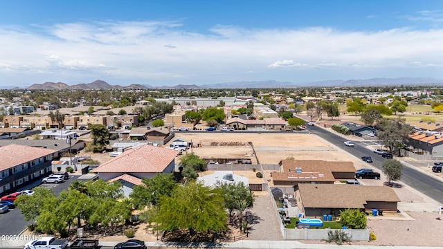 2936 E Beck Ln, Phoenix, AZ 85032 - birds eye view of property featuring a residential view and a mountain view