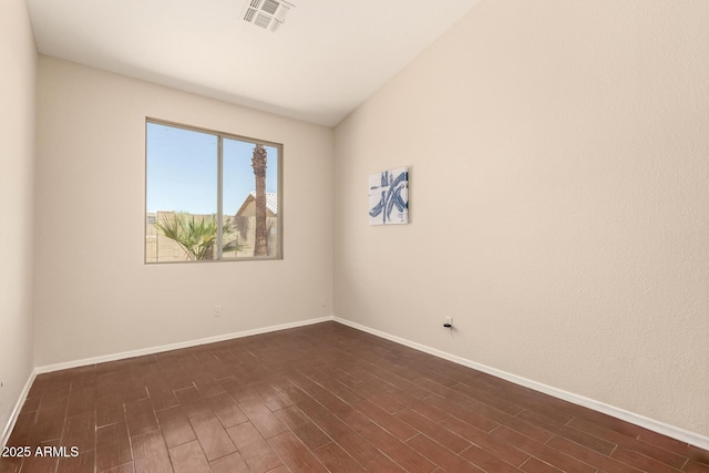16288 W Hadley St, Goodyear, AZ 85338 - unfurnished room with dark wood finished floors
