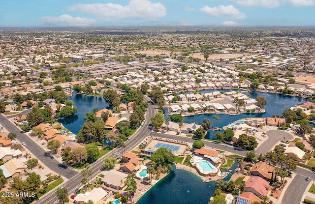1601 E Cindy St, Chandler, AZ 85225 - aerial view with a water view and a residential view