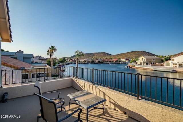 20657 N 56th Ave, Glendale, AZ 85308 - balcony with a water and mountain view and a residential view