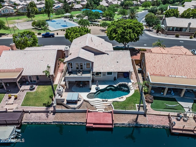 20657 N 56th Ave, Glendale, AZ 85308 - aerial perspective of suburban area featuring a large body of water