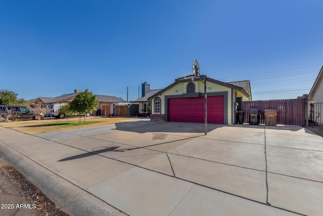 ranch-style house with a garage