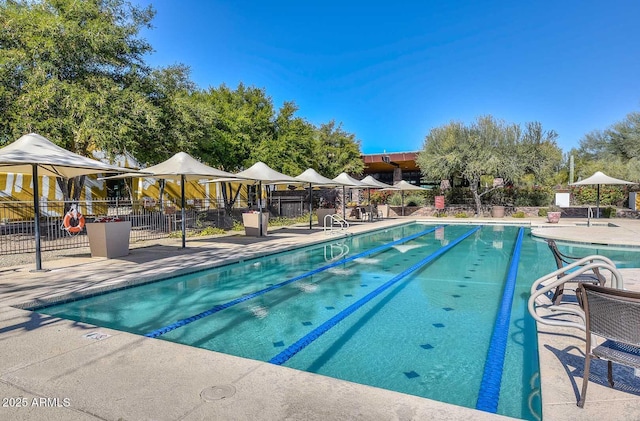 3931 E Crest Ln, Phoenix, AZ 85050 - community pool featuring a patio area