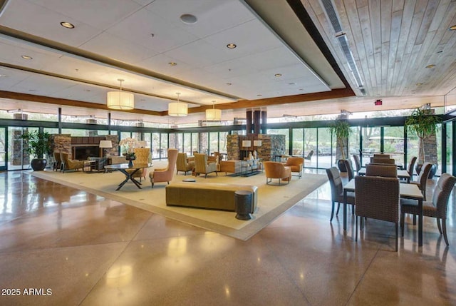 3931 E Crest Ln, Phoenix, AZ 85050 - building lobby featuring a wall of windows