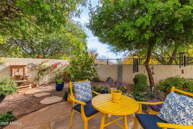 view of patio