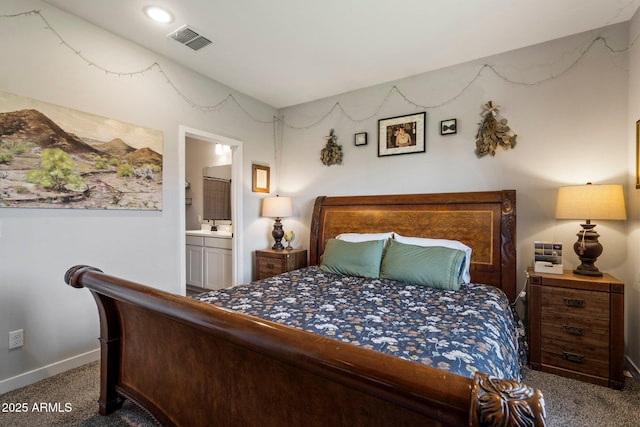 2753 E Fossil Ridge Rd, Phoenix, AZ 85050 - bedroom with carpet and ensuite bath