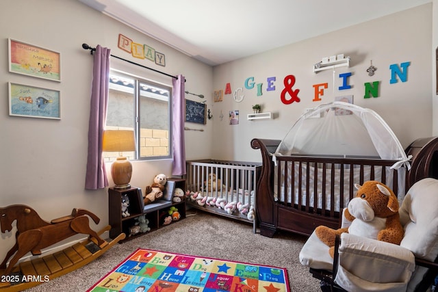 2753 E Fossil Ridge Rd, Phoenix, AZ 85050 - bedroom featuring carpet flooring and a nursery area