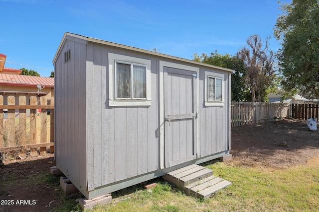 view of outbuilding