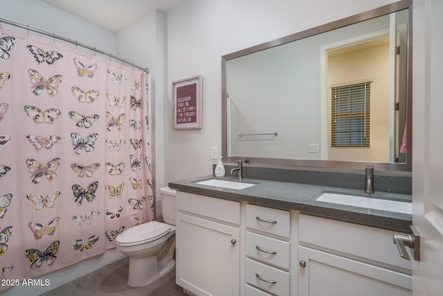 8513 N 172nd Ln, Waddell, AZ 85355 - full bathroom with a sink, toilet, and double vanity