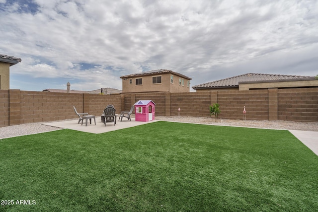 8513 N 172nd Ln, Waddell, AZ 85355 - view of yard with a patio area and a fenced backyard