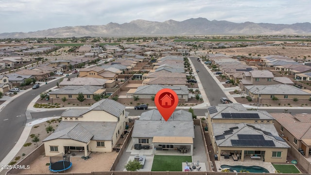 8513 N 172nd Ln, Waddell, AZ 85355 - aerial view with a mountain view and a residential view