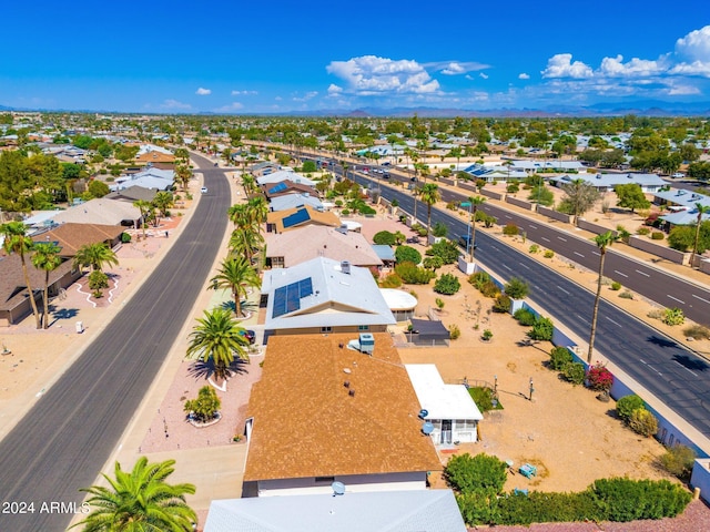 drone / aerial view featuring a residential view