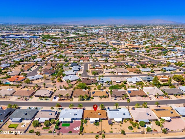 birds eye view of property featuring a residential view