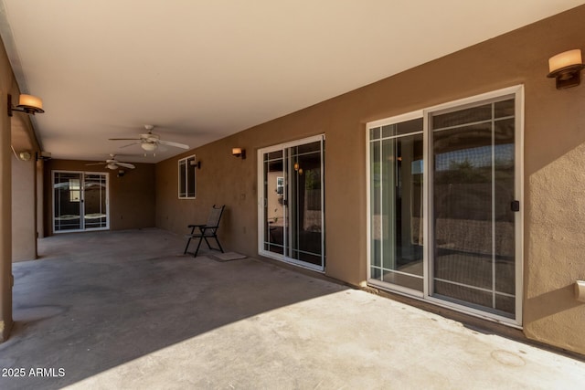 3034 E Turney Ave, Phoenix, AZ 85016 - view of patio featuring a ceiling fan