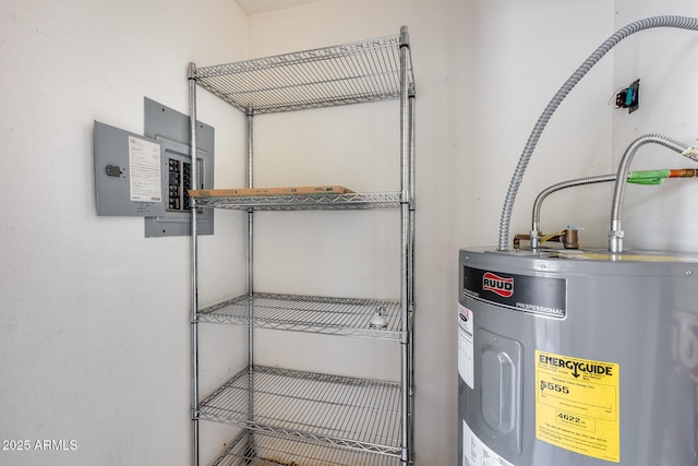 14300 W Bell Rd Unit 312, Surprise, AZ 85374 - utility room featuring electric water heater and electric panel