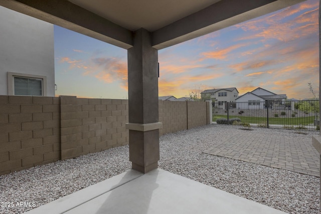 21241 E Superstition Dr, Queen Creek, AZ 85142 - view of patio / terrace featuring a fenced backyard and a residential view