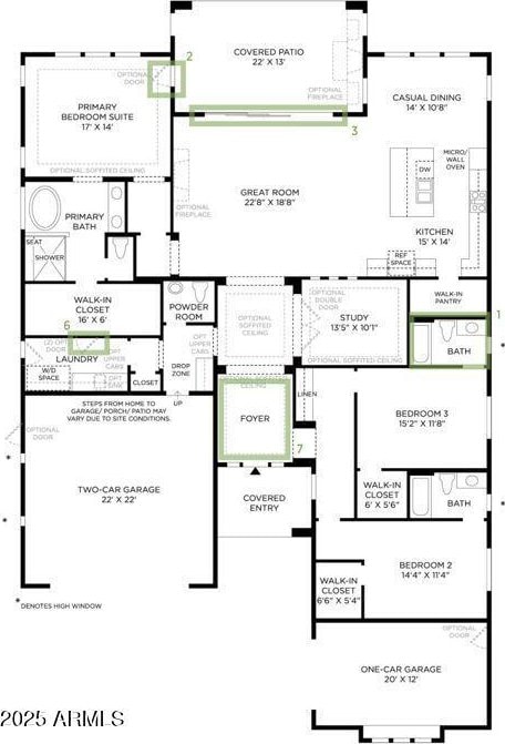 24022 S 218th Pl, Queen Creek, AZ 85142 - view of floor plan / room layout