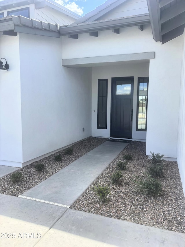 24022 S 218th Pl, Queen Creek, AZ 85142 - doorway to property featuring stucco siding