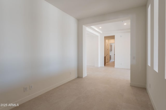 24022 S 218th Pl, Queen Creek, AZ 85142 - hall featuring baseboards and recessed lighting
