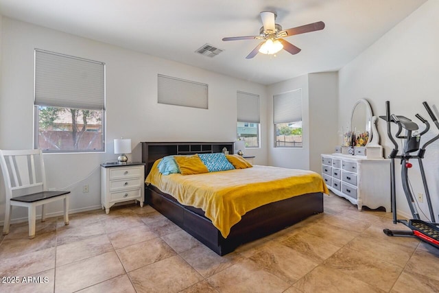 16559 W Lincoln St, Goodyear, AZ 85338 - bedroom with multiple windows and a ceiling fan