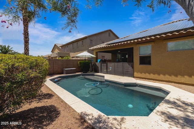 16559 W Lincoln St, Goodyear, AZ 85338 - view of pool featuring a fenced backyard
