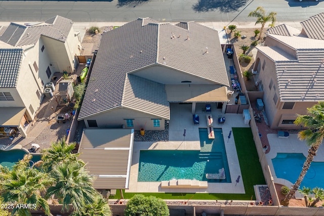 drone / aerial view