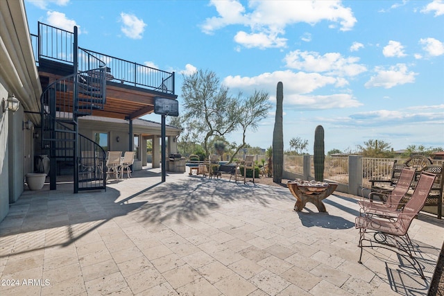 view of patio