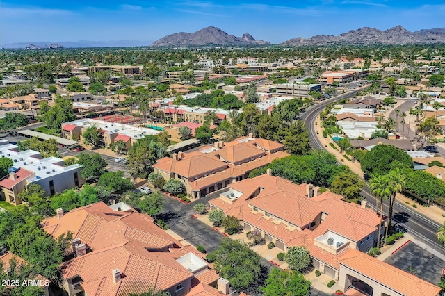 8653 E Royal Palm Rd Unit 1030, Scottsdale, AZ 85258 - aerial view of residential area with a mountain backdrop