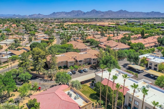 8653 E Royal Palm Rd Unit 1030, Scottsdale, AZ 85258 - aerial view of residential area featuring a mountainous background