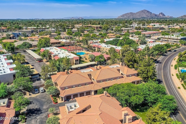 8653 E Royal Palm Rd Unit 1030, Scottsdale, AZ 85258 - aerial perspective of suburban area with a mountainous background