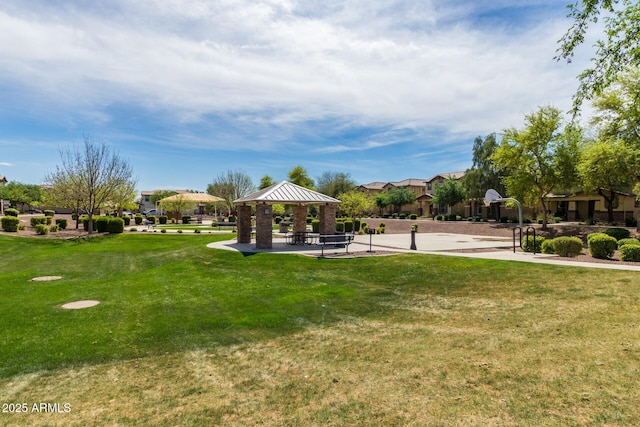 656 S Owl Dr, Gilbert, AZ 85296 - view of property's community featuring a gazebo, a yard, and a residential view