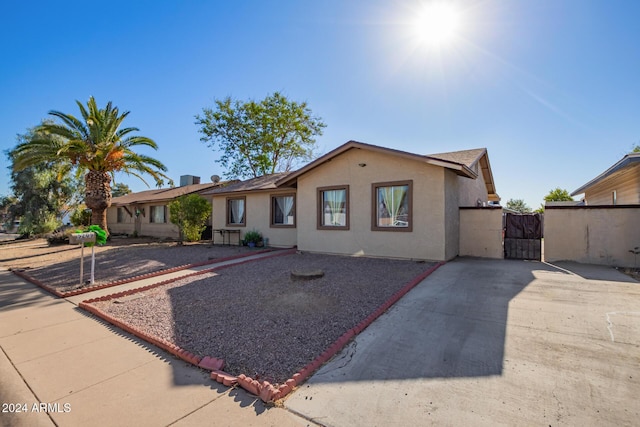 view of ranch-style house