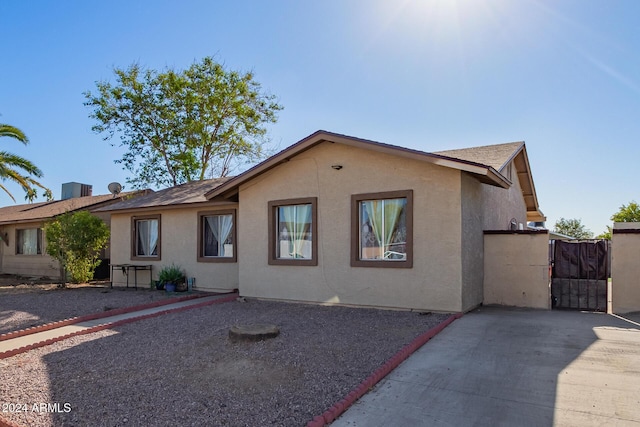 view of ranch-style house