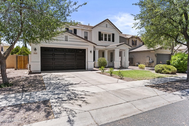 3575 E Gary Way, Gilbert, AZ 85234 - view of front of property with stucco siding, a garage, and concrete driveway