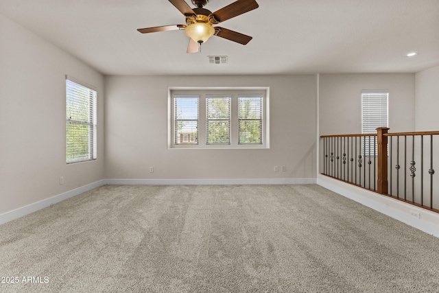 3575 E Gary Way, Gilbert, AZ 85234 - empty room with ceiling fan, healthy amount of natural light, and carpet flooring