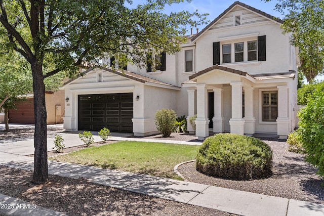 3575 E Gary Way, Gilbert, AZ 85234 - view of front of home featuring stucco siding, driveway, and an attached garage