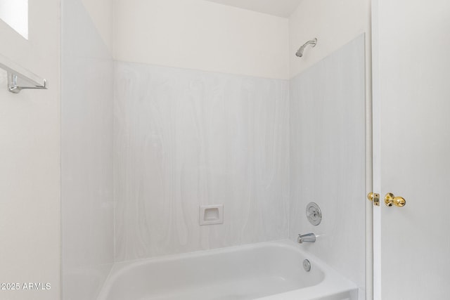 full bathroom featuring bathtub / shower combination