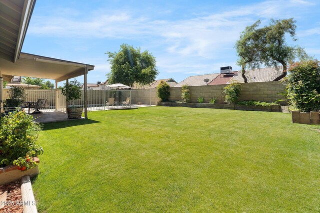 view of yard
