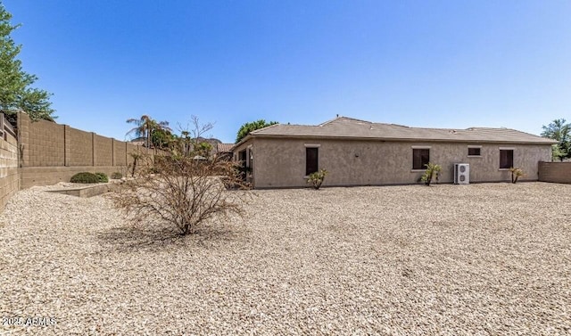 view of rear view of property