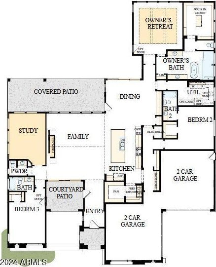 24450 N 132nd Pl, Scottsdale, AZ 85255 - property floor plan