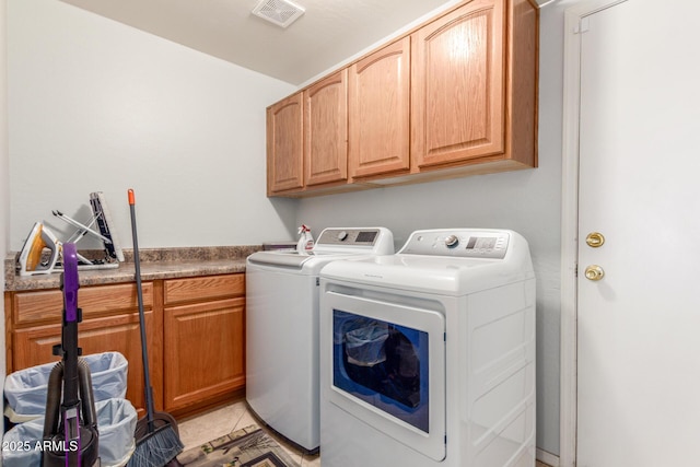 1142 E Mayfield Dr, San Tan Valley, AZ 85143 - laundry room with cabinet space and independent washer and dryer