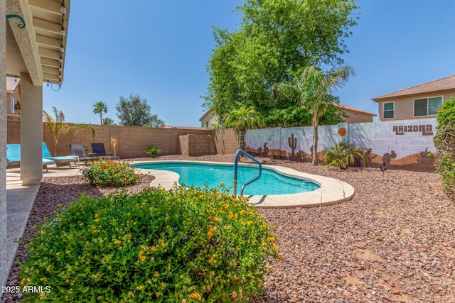 1142 E Mayfield Dr, San Tan Valley, AZ 85143 - view of pool featuring a fenced backyard and a patio area