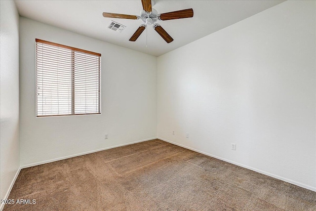 12775 W Lowden Rd, Peoria, AZ 85383 - unfurnished room with a ceiling fan, carpet flooring, and baseboards