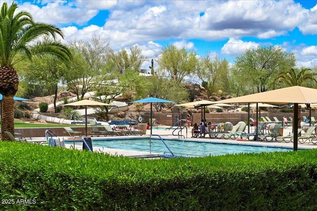 12775 W Lowden Rd, Peoria, AZ 85383 - community pool with a patio