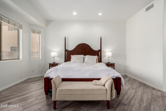 723 E Gemini Pl, Chandler, AZ 85249 - bedroom with wood finished floors and recessed lighting