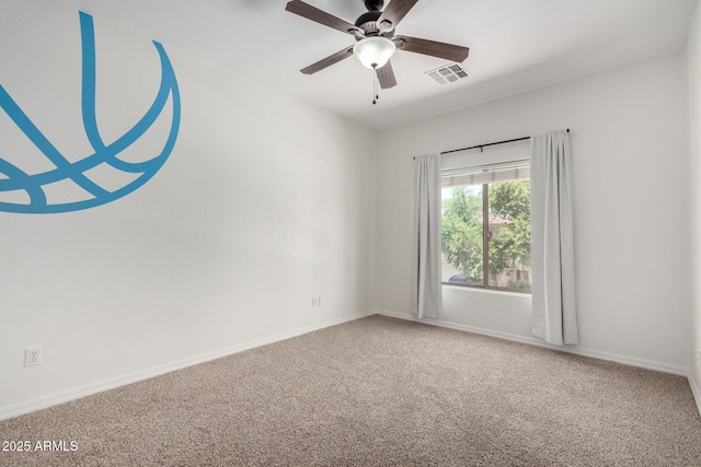 723 E Gemini Pl, Chandler, AZ 85249 - spare room with carpet floors and a ceiling fan