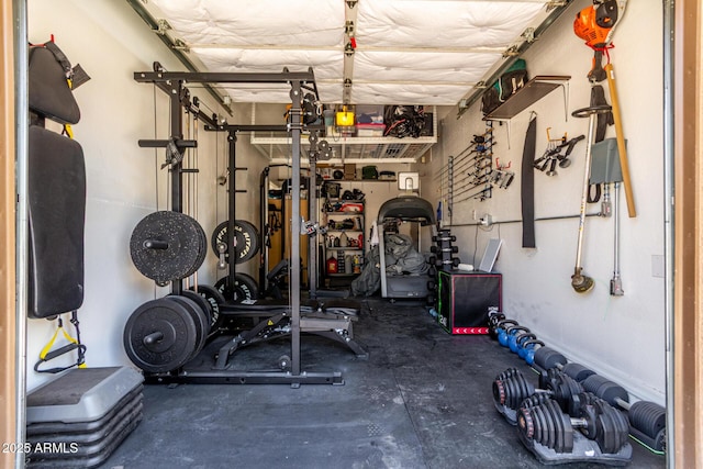 723 E Gemini Pl, Chandler, AZ 85249 - exercise area featuring a garage