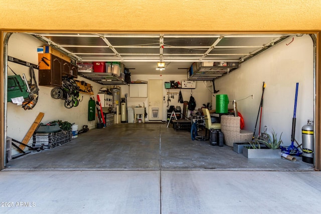723 E Gemini Pl, Chandler, AZ 85249 - garage with a sink and a garage door opener