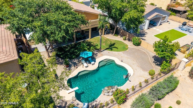 723 E Gemini Pl, Chandler, AZ 85249 - view of subject property with a pool